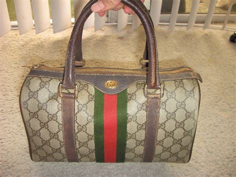 how to tell if a vintage gucci purse is real|vintage gucci purses for sale.